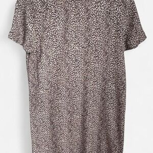 🐆 JENNI KAYNE Leopard Print Mini T-Shirt Dress 🐆